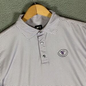 FootJoy Golf‎ Polo Shirt Mens Large L Multi Performance Short Sleeve Geometric